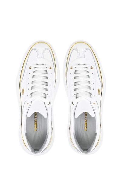 Tamer Tanca Erkek Hakiki Deri Beyaz Sneakers & Spor Ayakkabı