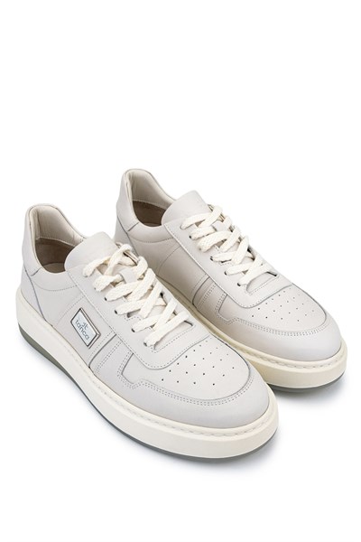Tamer Tanca Erkek Hakiki Deri Beyaz Sneakers & Spor Ayakkabı