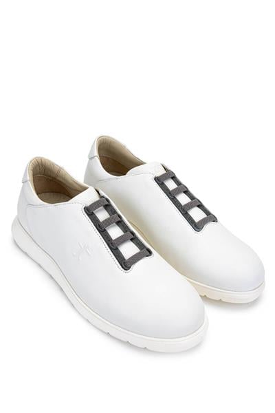 Tamer Tanca Erkek Hakiki Deri Beyaz Sneakers & Spor Ayakkabı