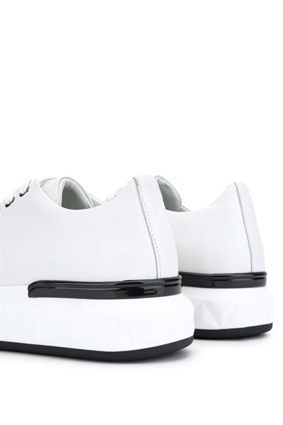 Tamer Tanca Erkek Hakiki Deri Beyaz Sneakers & Spor Ayakkabı