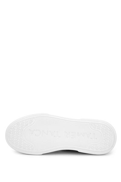 Tamer Tanca Erkek Hakiki Deri Beyaz Sneakers & Spor Ayakkabı