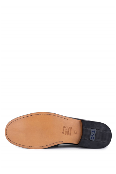 Tamer Tanca Erkek Hakiki Deri Bordo Mokasen & Loafer Ayakkabı