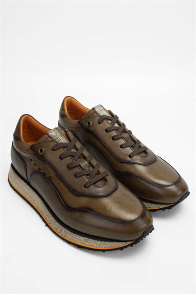 Tamer Tanca Erkek Hakiki Deri Ceviz Sneakers & Spor Ayakkabı