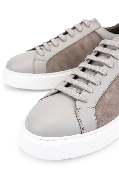 Tamer Tanca Erkek Hakiki Deri Fildişi Sneakers & Spor Ayakkabı