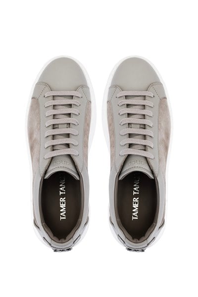 Tamer Tanca Erkek Hakiki Deri Fildişi Sneakers & Spor Ayakkabı