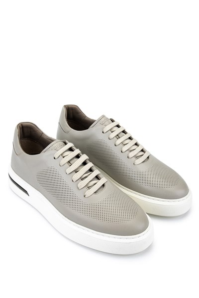 Tamer Tanca Erkek Hakiki Deri Fildişi Sneakers & Spor Ayakkabı