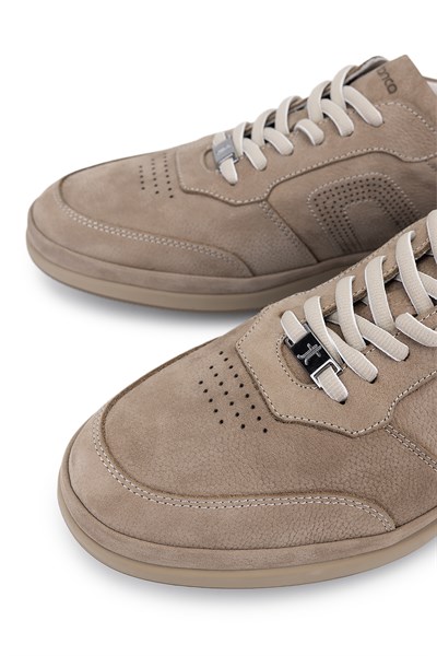 Tamer Tanca Erkek Hakiki Deri Gri Sneakers & Spor Ayakkabı