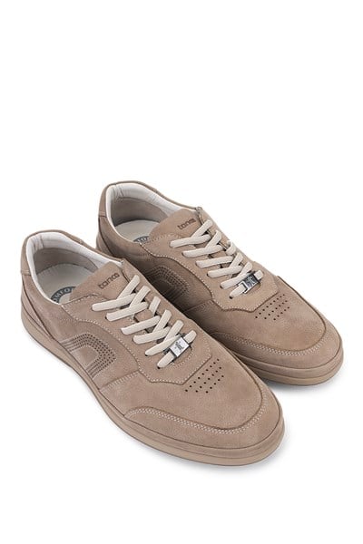 Tamer Tanca Erkek Hakiki Deri Gri Sneakers & Spor Ayakkabı