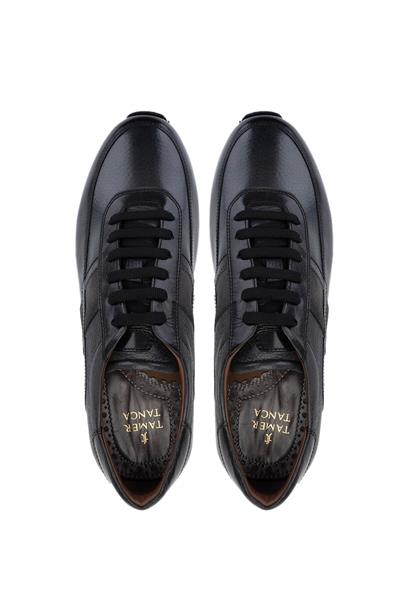Tamer Tanca Erkek Hakiki Deri Gri Sneakers & Spor Ayakkabı