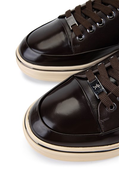 Tamer Tanca Erkek Hakiki Deri Kahverengi Sneakers & Spor Ayakkabı