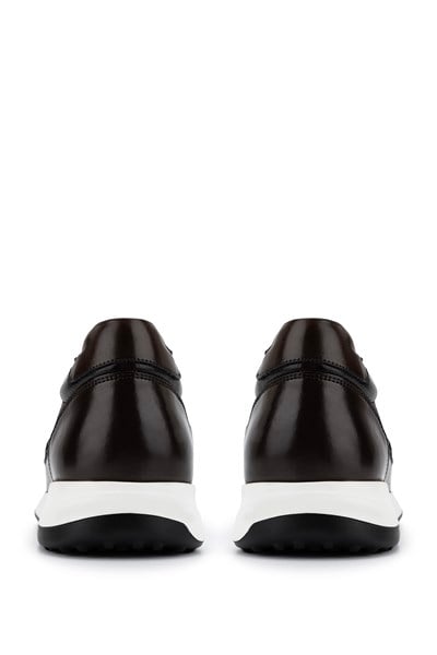 Tamer Tanca Erkek Hakiki Deri Kahverengi Sneakers & Spor Ayakkabı