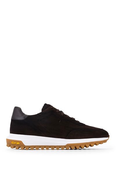 Tamer Tanca Erkek Hakiki Deri Kahverengi Sneakers & Spor Ayakkabı
