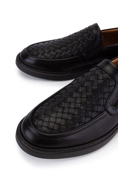 Tamer Tanca Erkek Hakiki Deri Kahverengi Loafer Ayakkabı