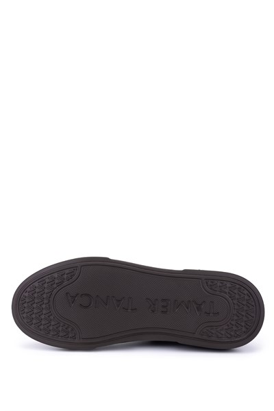 Tamer Tanca Erkek Hakiki Deri Kahverengi Sneakers & Spor Ayakkabı