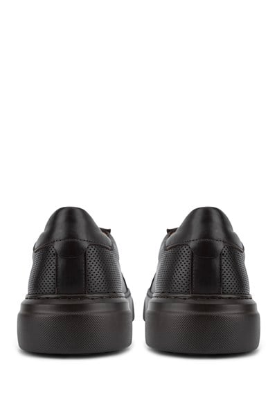Tamer Tanca Erkek Hakiki Deri Kahverengi Sneakers & Spor Ayakkabı