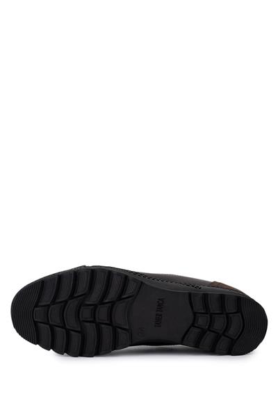 Tamer Tanca Erkek Hakiki Deri Kahverengi Nubuk Sneakers & Spor Ayakkabı