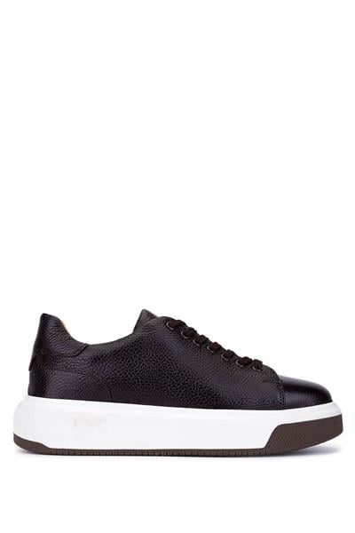 Tamer Tanca Erkek Hakiki Deri Kahverengi Sneakers & Spor Ayakkabı