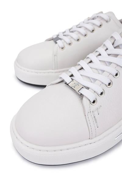 Tamer Tanca Erkek Hakiki Deri Kirli Beyaz Sneakers & Spor Ayakkabı