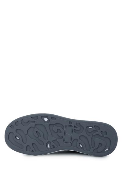 Tamer Tanca Erkek Hakiki Deri Lacivert Sneaker Ayakkabı