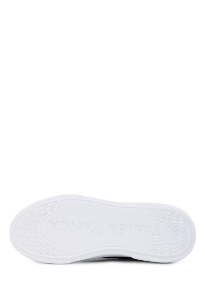 Tamer Tanca Erkek Hakiki Deri Lacivert Sneakers & Spor Ayakkabı