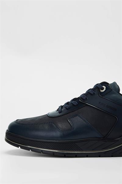 Tamer Tanca Erkek Hakiki Deri Lacivert Sneakers & Spor Ayakkabı