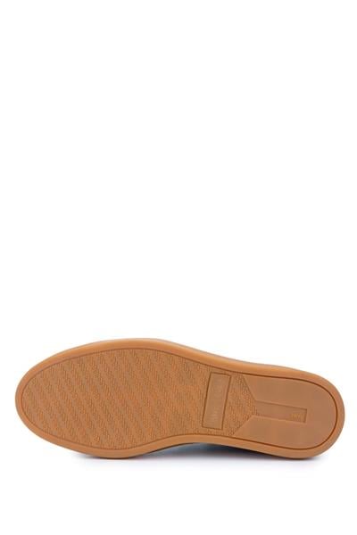 Tamer Tanca Erkek Hakiki Deri Lacivert Sneakers & Spor Ayakkabı