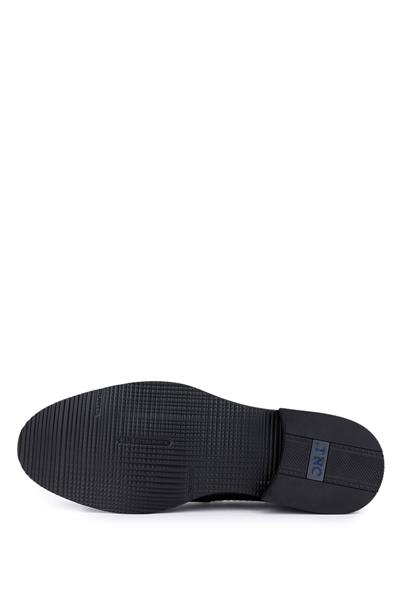 Tamer Tanca Erkek Hakiki Deri Siyah Loafer Ayakkabı