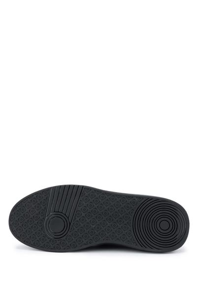 Tamer Tanca Erkek Hakiki Deri Siyah Analin Sneakers & Spor Ayakkabı