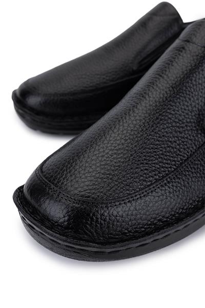 Tamer Tanca Erkek Hakiki Deri Siyah Comfort Ayakkabı