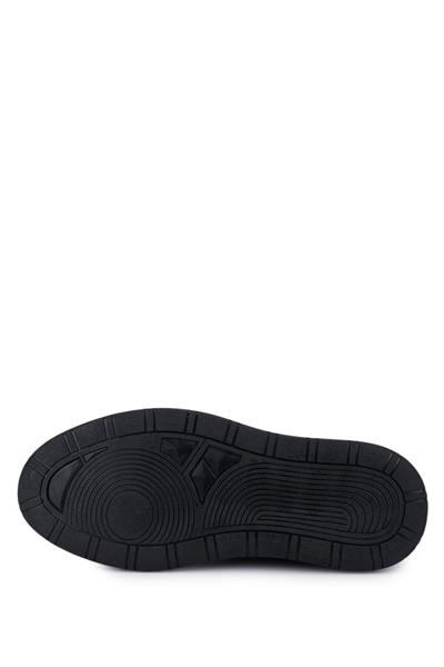 Tamer Tanca Erkek Hakiki Deri Siyah Deri Sneakers & Spor Ayakkabı