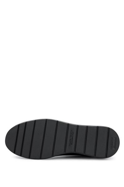 Tamer Tanca Erkek Hakiki Deri Siyah Deri Sneakers & Spor Ayakkabı