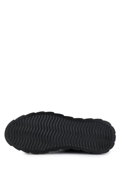 Tamer Tanca Erkek Hakiki Deri Siyah Deri Sneakers & Spor Ayakkabı