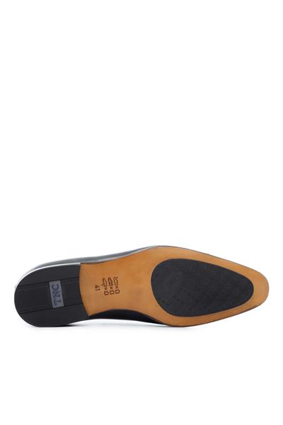 Tamer Tanca Erkek Hakiki Deri Siyah Klasik Ayakkabı