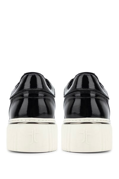 Tamer Tanca Erkek Hakiki Deri Siyah Rugan Sneakers & Spor Ayakkabı