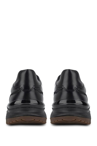 Tamer Tanca Erkek Hakiki Deri Siyah Sneakers & Spor Ayakkabı
