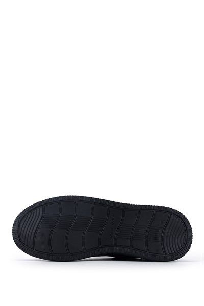 Tamer Tanca Erkek Hakiki Deri Siyah Sneakers & Spor Ayakkabı
