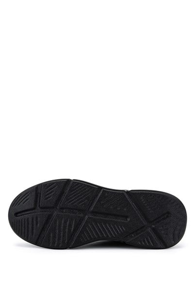 Tamer Tanca Erkek Hakiki Deri Siyah Sneakers & Spor Ayakkabı