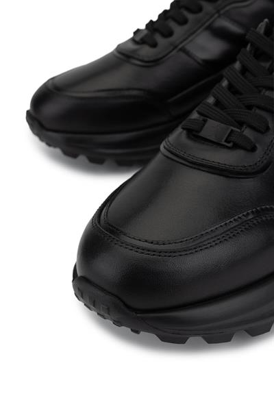 Tamer Tanca Erkek Hakiki Deri Siyah Sneakers & Spor Ayakkabı