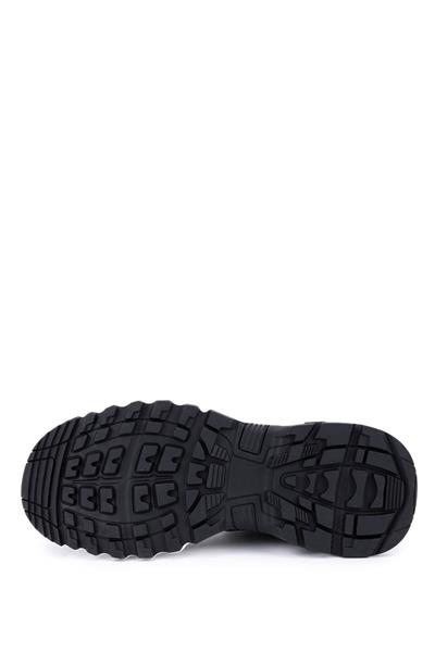 Tamer Tanca Erkek Hakiki Deri Siyah Sneakers & Spor Bot