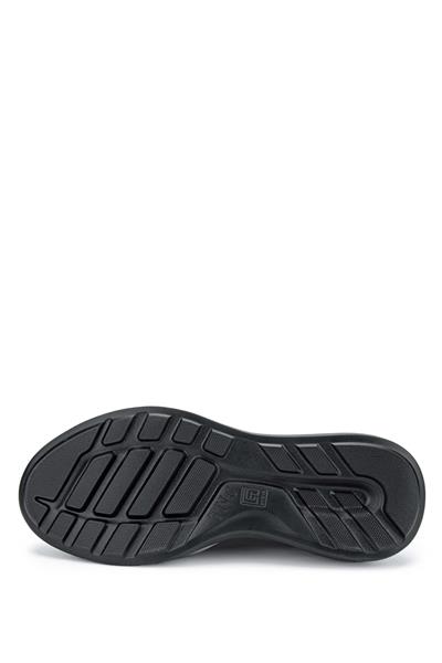 Tamer Tanca Erkek Hakiki Deri Siyah Sneakers & Spor Ayakkabı