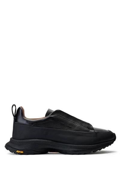 Tamer Tanca Erkek Hakiki Deri Siyah Sneakers & Spor Ayakkabı
