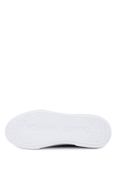 Tamer Tanca Erkek Hakiki Deri Siyah Sneakers & Spor Ayakkabı