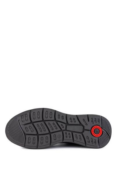 Tamer Tanca Erkek Hakiki Deri Siyah Sneakers & Spor Ayakkabı