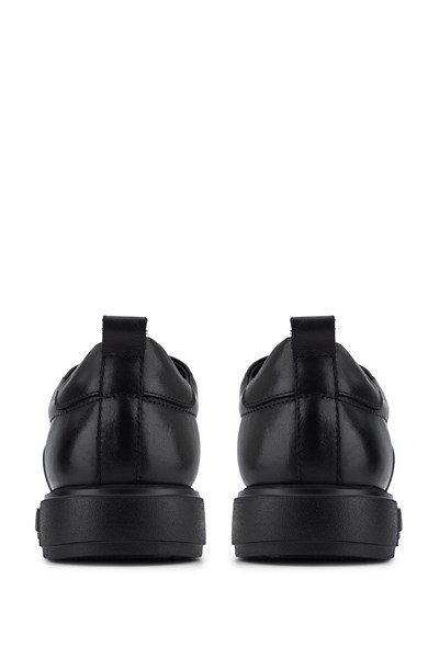 Tamer Tanca Erkek Hakiki Deri Siyah Sneakers & Spor Ayakkabı