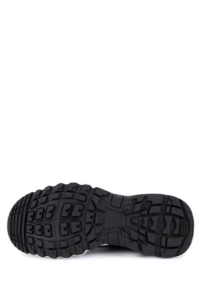 Tamer Tanca Erkek Hakiki Deri Siyah Sneakers & Spor Ayakkabı