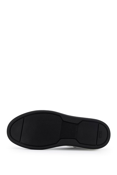 Tamer Tanca Erkek Hakiki Deri Siyah Sneakers & Spor Ayakkabı