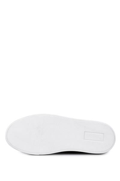 Tamer Tanca Erkek Hakiki Deri Siyah Sneakers & Spor Ayakkabı
