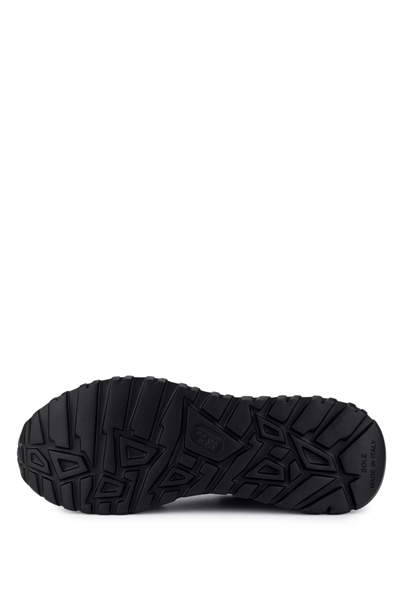 Tamer Tanca Erkek Hakiki Deri Siyah Sneakers & Spor Ayakkabı