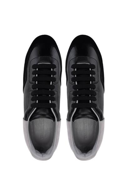 Tamer Tanca Erkek Hakiki Deri Siyah Sneakers & Spor Ayakkabı