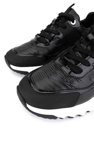 Tamer Tanca Erkek Hakiki Deri Siyah Sneakers & Spor Ayakkabı